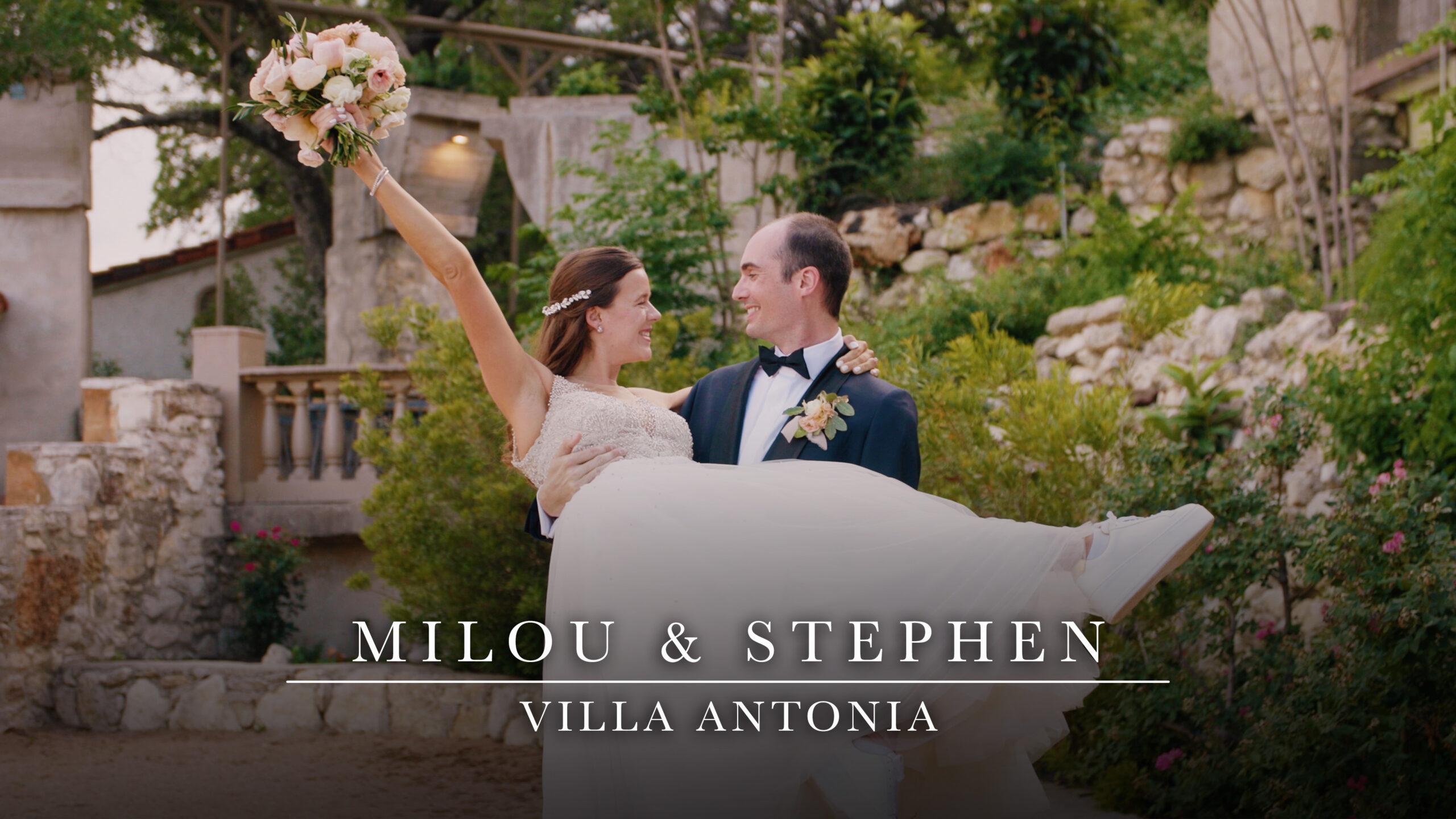 Milou and Stephen wedding at Villa Antonia