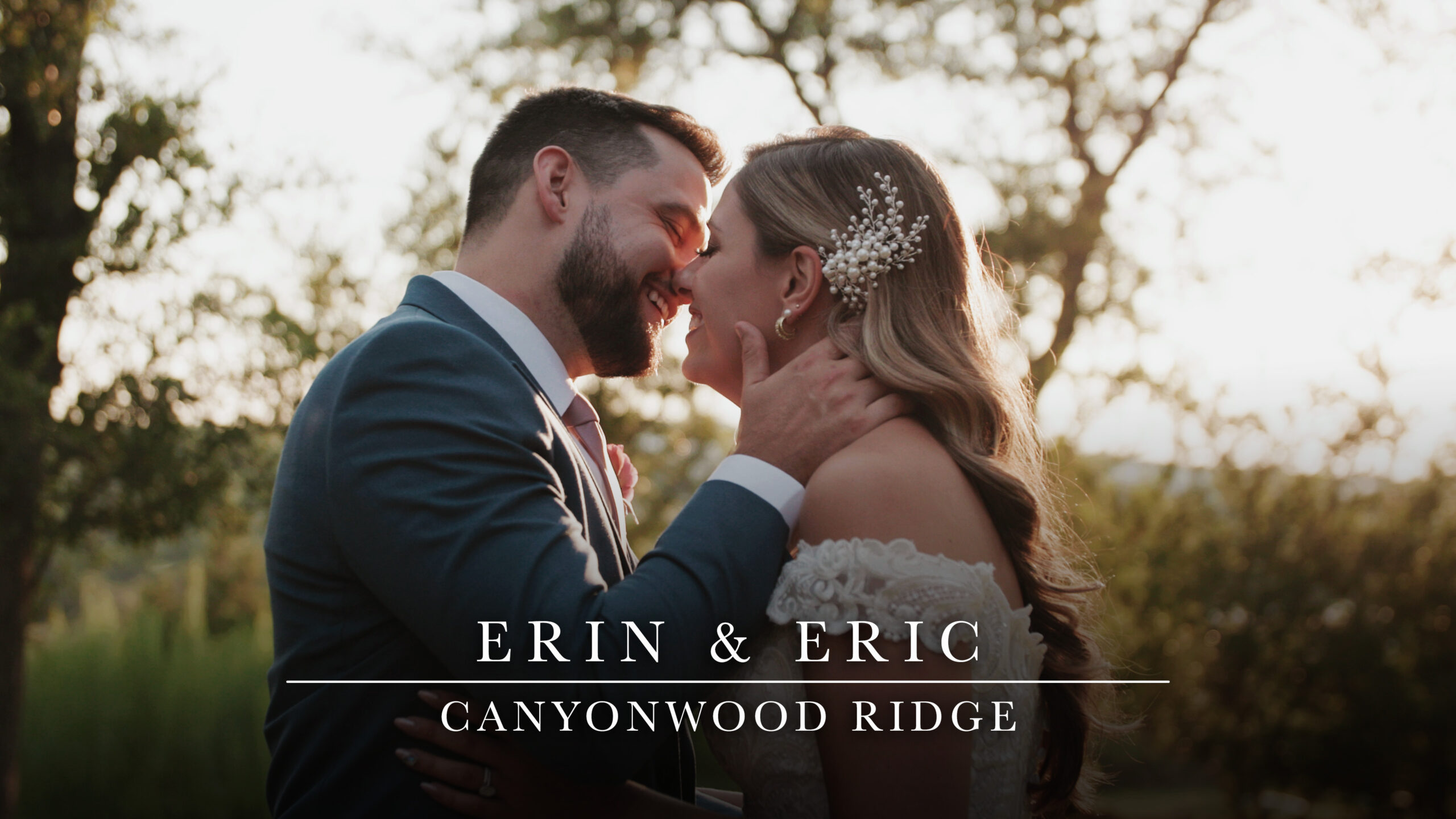Erin and Eric wedding at Canyonwood Ridge
